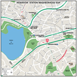 MBTA Reservoir Neighborhood Map